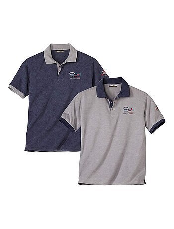 Lot de 2 Polos Canadian Club - ATLAS FOR MEN