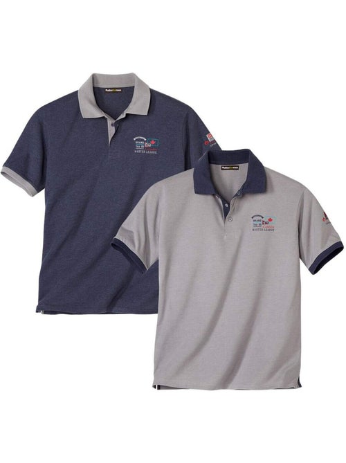 Lot de 2 polos canadian club - atlas for men - Kiabi Lot de 2 polos canadian club - atlas for men - Kiabi