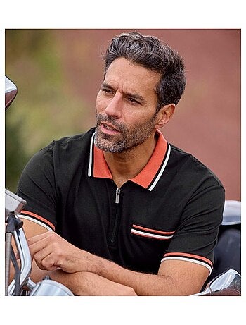 Lot de 2 Polos Col Zippé - ATLAS FOR MEN