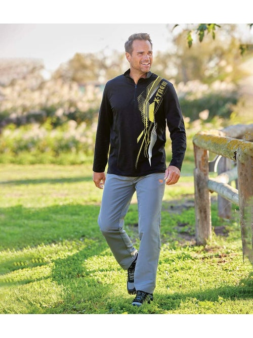 Lot de 2 Polos Col Zippé Cold Winter  - ATLAS FOR MEN - Kiabi