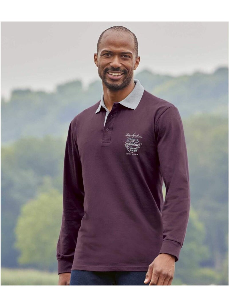 Lot de 2 Polos Expedition   - ATLAS FOR MEN Noir Bordeaux - Kiabi