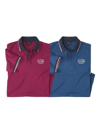 Lot de 2 Polos Explorer   - ATLAS FOR MEN