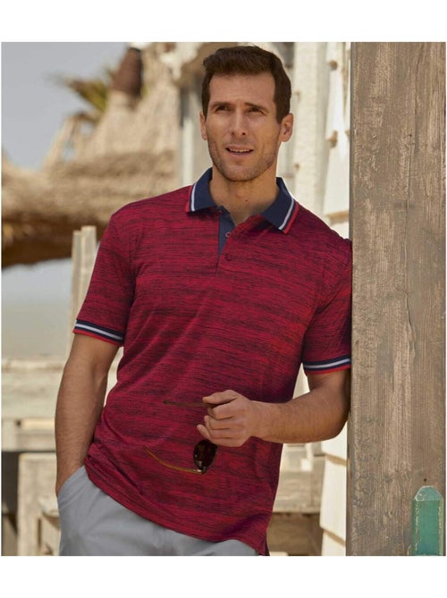 Lot de 2 polos flammés - atlas for men - Kiabi Lot de 2 polos flammés - atlas for men - Kiabi