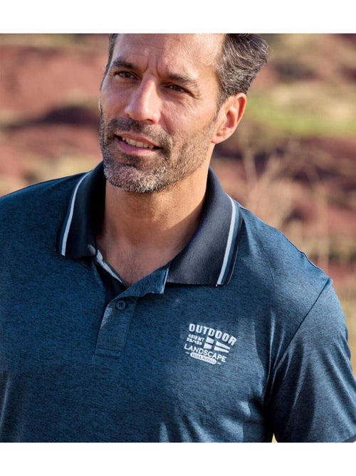 Lot de 2 Polos Fluides Outdoor   - ATLAS FOR MEN - Kiabi