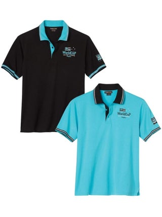 Lot de 2 Polos Jersey Island League  - ATLAS FOR MEN