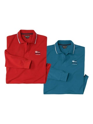 Lot de 2 Polos Piqués Authentiques  - Atlas For Men