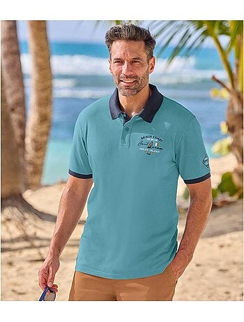 Le lot de 2 polos piqués nautiques - atlas for men