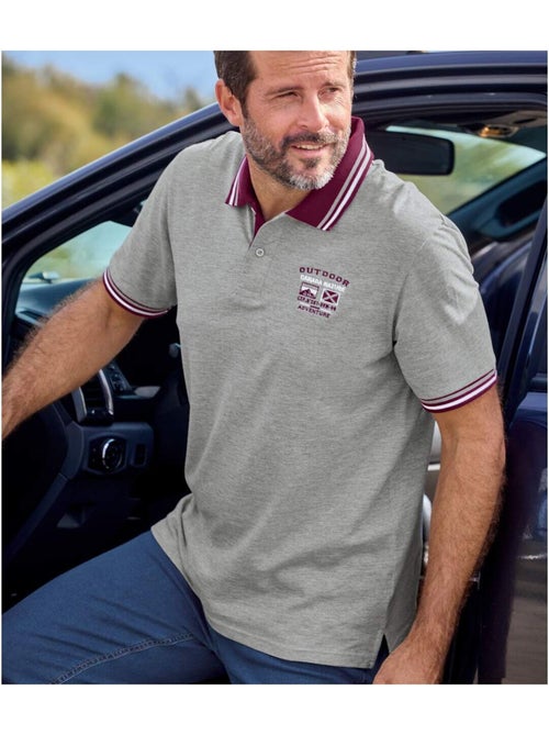 Lot de 2 Polos Piqués Casual   - ATLAS FOR MEN - Kiabi