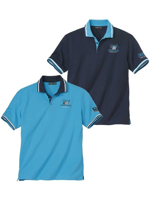 Lot de 2 Polos Piqués Island Cup - ATLAS FOR MEN - Kiabi Lot de 2 Polos Piqués Island Cup - ATLAS FOR MEN - Kiabi