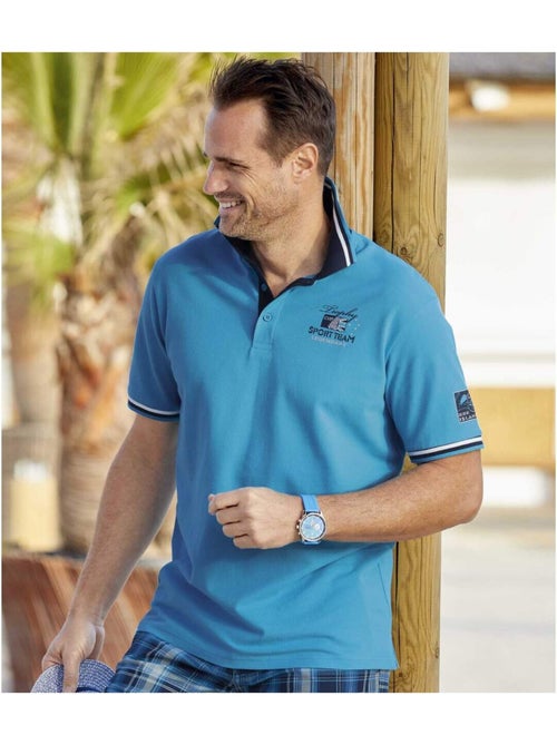 Lot de 2 Polos Piqués Island Cup - ATLAS FOR MEN - Kiabi Lot de 2 Polos Piqués Island Cup - ATLAS FOR MEN - Kiabi