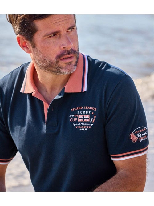 Lot de 2 Polos Piqués Sportmen   - ATLAS FOR MEN - Kiabi