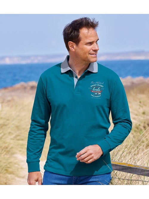 Lot de 2 Polos Rugby North Club  - ATLAS FOR MEN - Kiabi