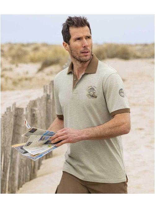 Lot de 2 Polos Sand Trail   - ATLAS FOR MEN - Kiabi