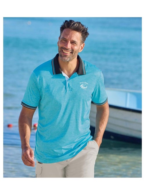 Lot de 2 Polos Sport Outdoor   - ATLAS FOR MEN - Kiabi