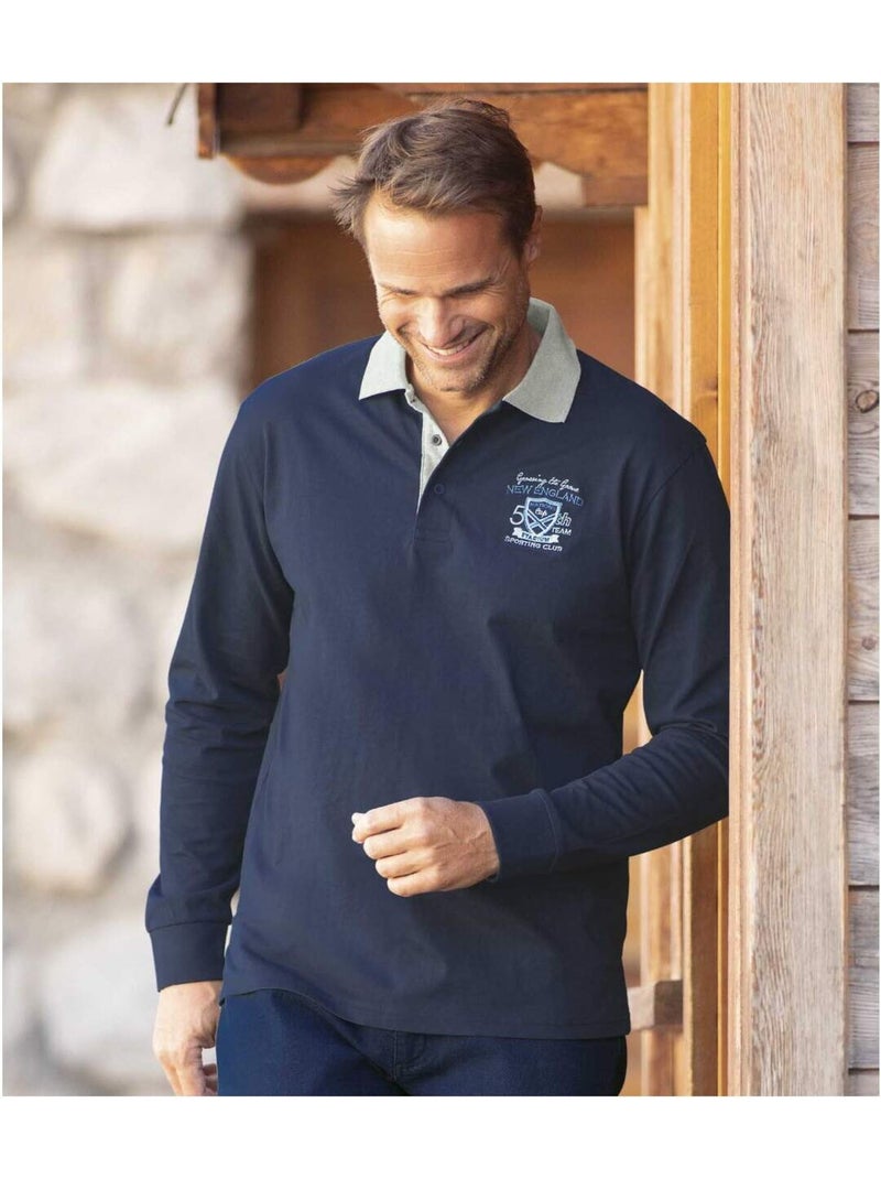 Lot de 2 polos sporting club  - atlas for men Bleu Bordeaux - Kiabi