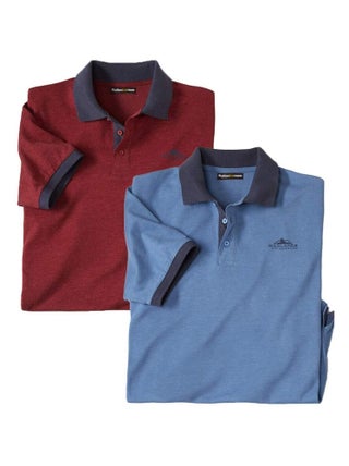 Lot de 2 Polos Wildlands  - ATLAS FOR MEN
