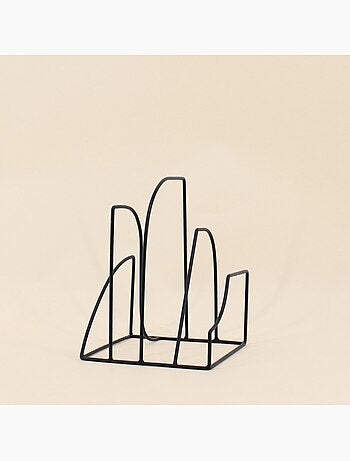 Lot de 2 porte documents en métal noir