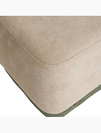Lot de 2 poufs empilables en tissu DOKI