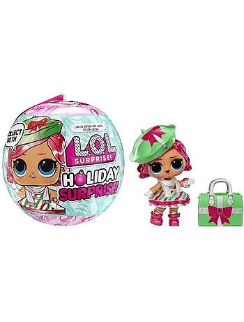 Lot de 2 poupées à collectionner - Modèles aléatoires Noël - L.O.L. SURPRISE!