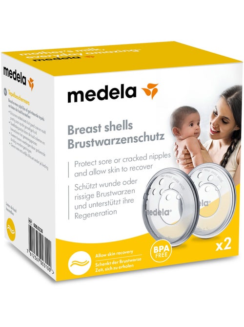 Lot de 2 protège-mamelons Medela - Allaitement sans douleur - Kiabi