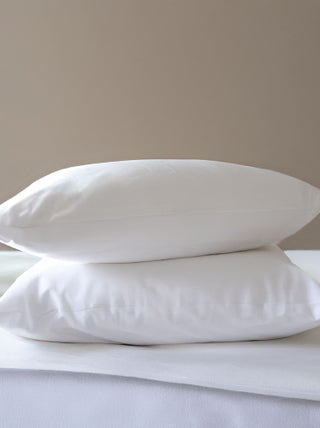 Lot de 2 protège oreillers 100% coton anti-acariens