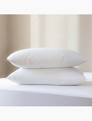 Lot de 2 protège oreillers bouclette imperméable - Terre de Nuit