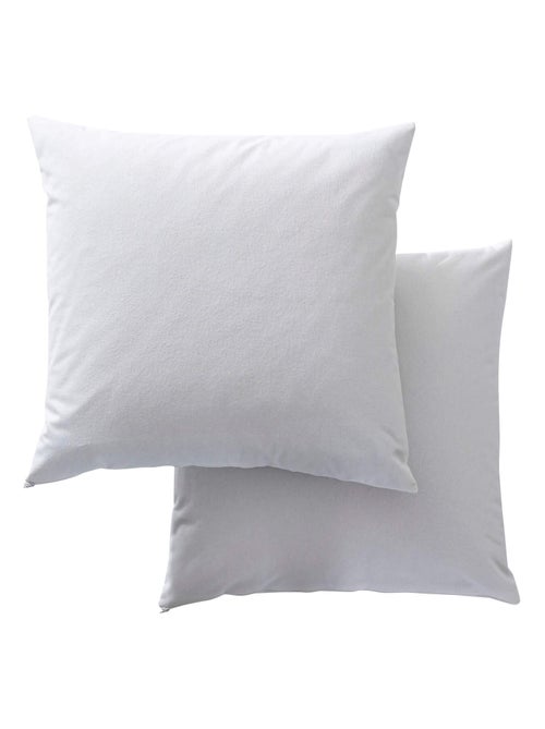 Lot de 2 protège oreillers coton bio molleton - Someo - Kiabi