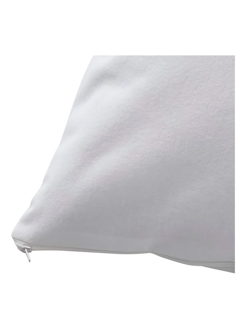 Lot de 2 protège oreillers coton bio molleton - Someo Blanc - Kiabi