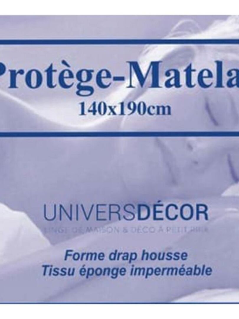 Lot De 2 Protèges Matelas Imperméable, Absorbant Et Anti-acariens 90 X 190  Cm - Blanc - Kiabi - 15.90€