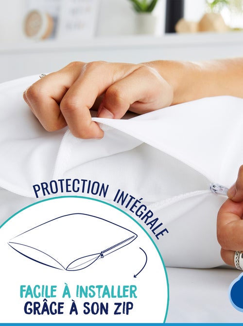 Lot de 2 protèges oreillers imperméables - Kiabi