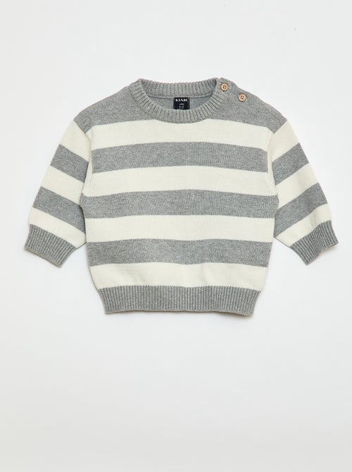 Lot de 2 pull en maille compacte - Kiabi