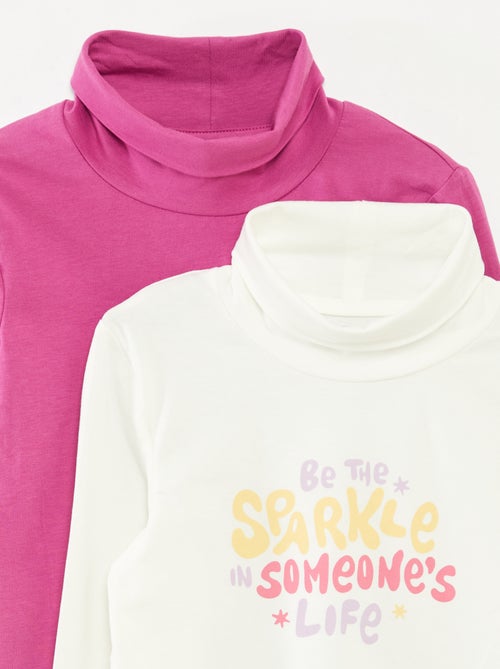 Lot de 2 pulls fins col roulé - Kiabi