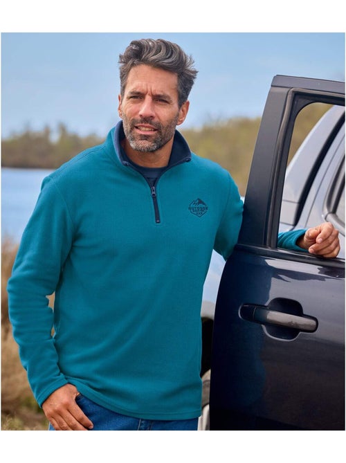 Lot de 2 Pulls Micropolaire Outdoor   - ATLAS FOR MEN - Kiabi