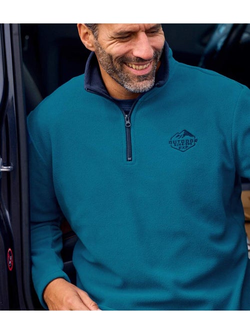 Lot de 2 Pulls Micropolaire Outdoor   - ATLAS FOR MEN - Kiabi