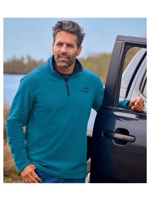 Lot de 2 Pulls Micropolaire Outdoor   - ATLAS FOR MEN - Kiabi