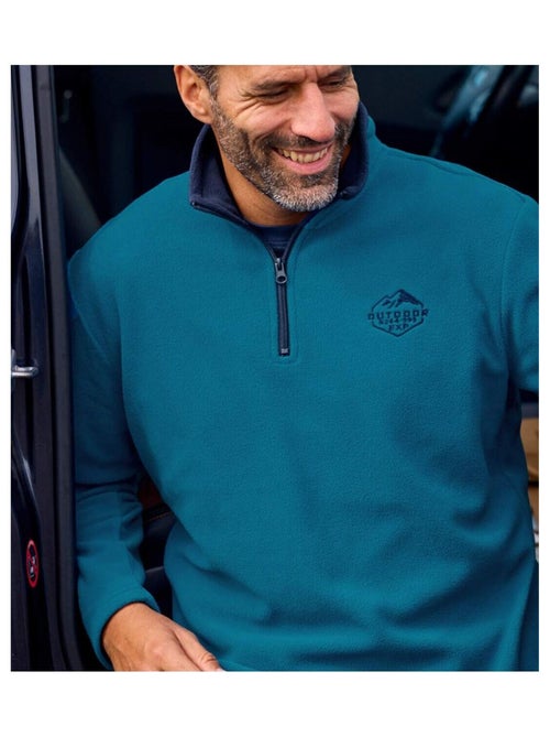 Lot de 2 Pulls Micropolaire Outdoor   - ATLAS FOR MEN - Kiabi