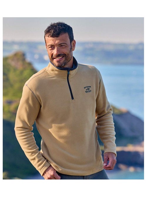 Lot de 2 Pulls Micropolaire Outdoor   - ATLAS FOR MEN - Kiabi