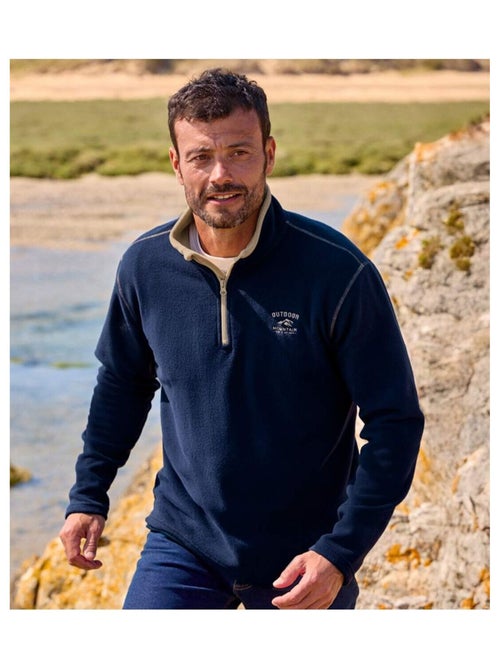 Lot de 2 Pulls Micropolaire Outdoor   - ATLAS FOR MEN - Kiabi