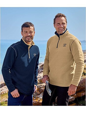 Lot de 2 pulls micropolaire outdoor - atlas for men