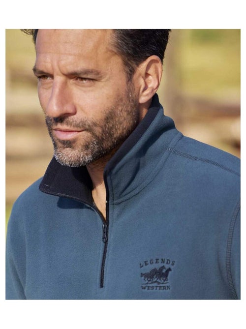 Lot de 2 Pulls Micropolaires West Légend  - ATLAS FOR MEN - Kiabi