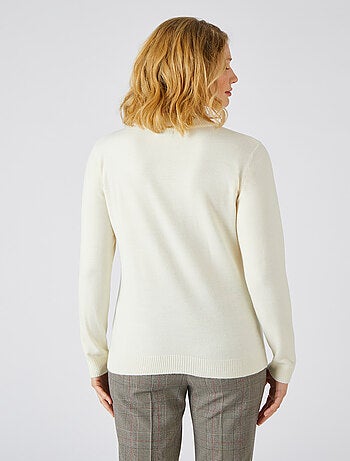 Lot de 2 pulls toucher doux col montant - Damart