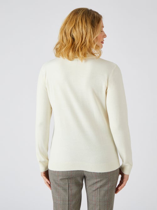 Lot de 2 pulls toucher doux col montant - Damart - Kiabi