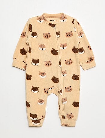 Lot de 2 pyjama dors-bien en polaire - 2 pièces