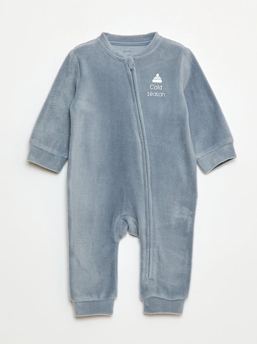 Lot de 2 pyjama dors-bien en polaire - 2 pièces - Kiabi