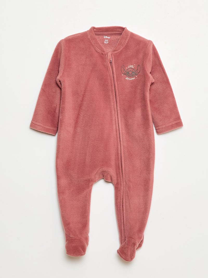 Lot de 2 pyjama en polaire 'Stitch' - 2 pièces Rose - Kiabi