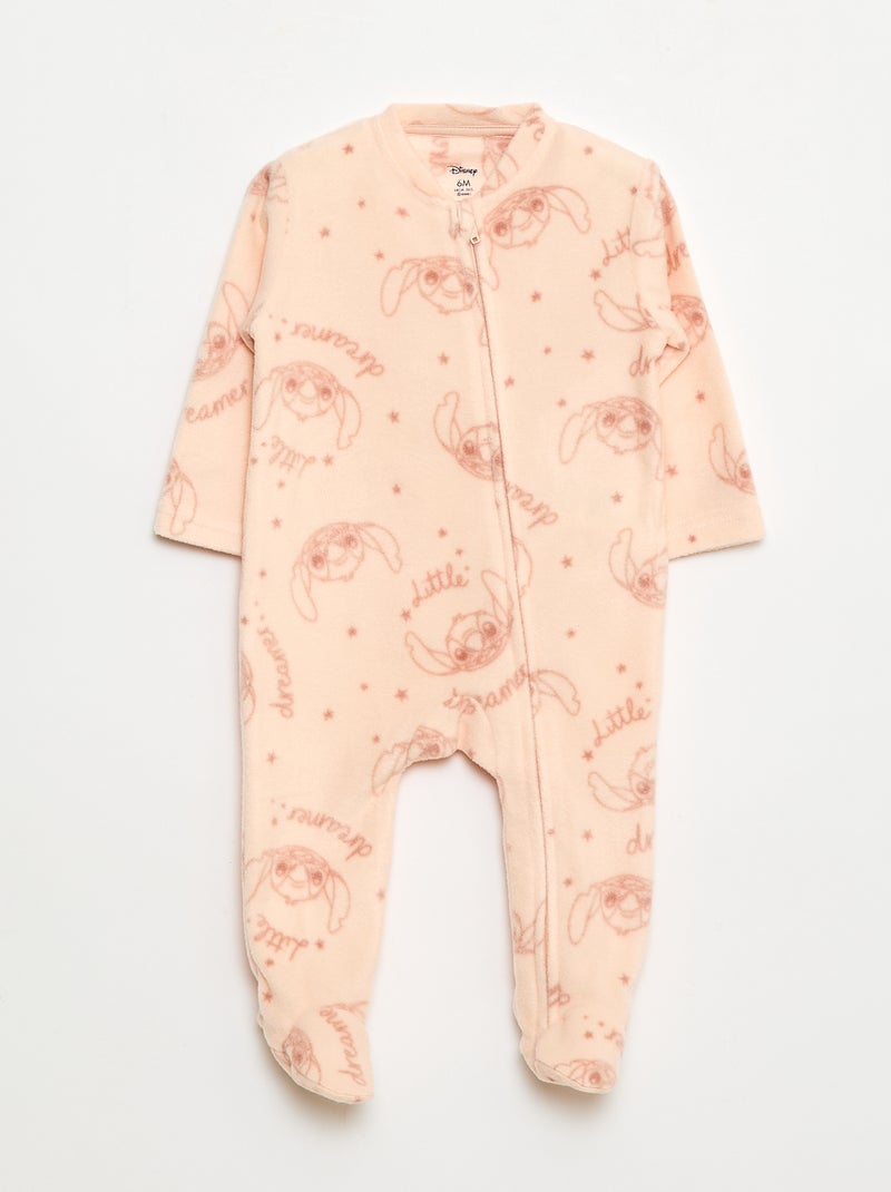 Lot de 2 pyjama en polaire 'Stitch' - 2 pièces Rose - Kiabi