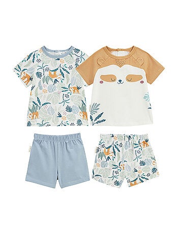 Lot de 2 pyjama short enfant 2 pi?ces Baroudeur