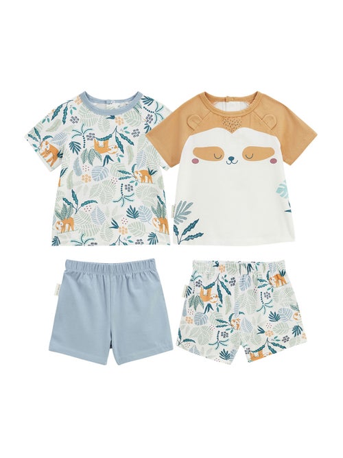 Lot de 2 pyjama short enfant 2 pièces Baroudeur - Kiabi