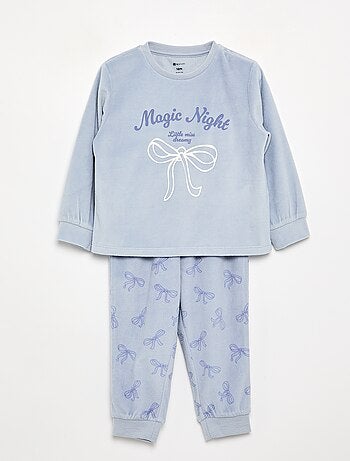 Lot de 2 pyjamas 2 pièces en polaire imprimé