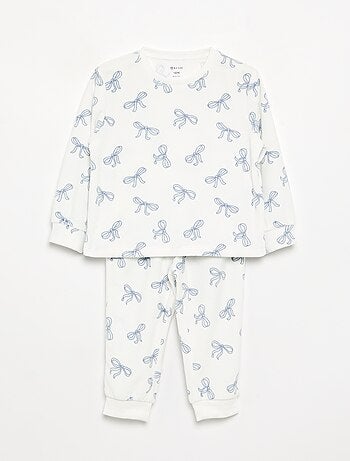 Lot de 2 pyjamas 2 pièces en polaire imprimé